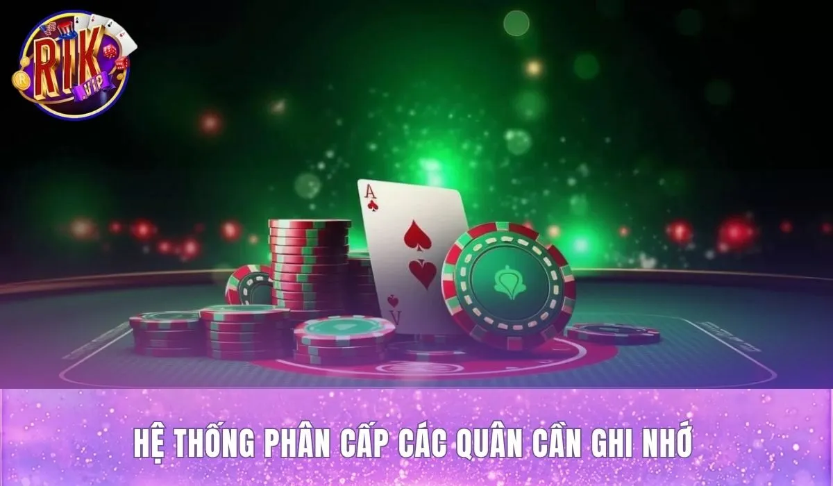 Thứ tự ưu tiên trong cách đếm bài tiến lên Rikvip theo nhóm quân
