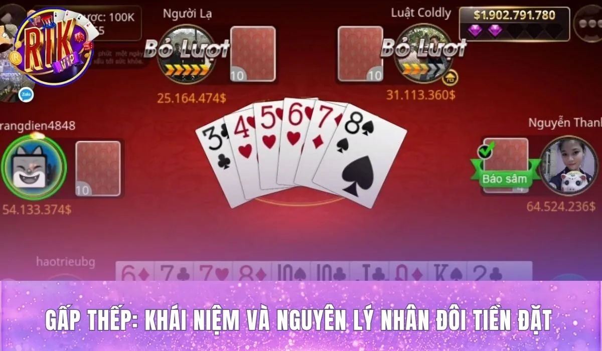 Cách đánh gấp thếp và nguyên lý nhân đôi chuỗi cược