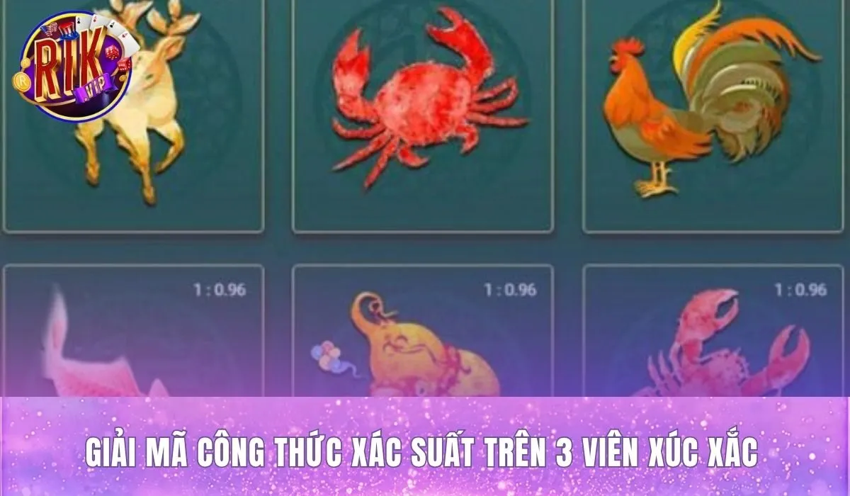 Xác suất 216 tổ hợp và mức trả thưởng tương ứng
