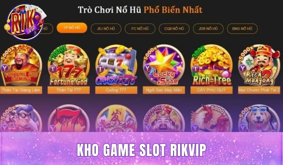 Kho Game Slot Rikvip