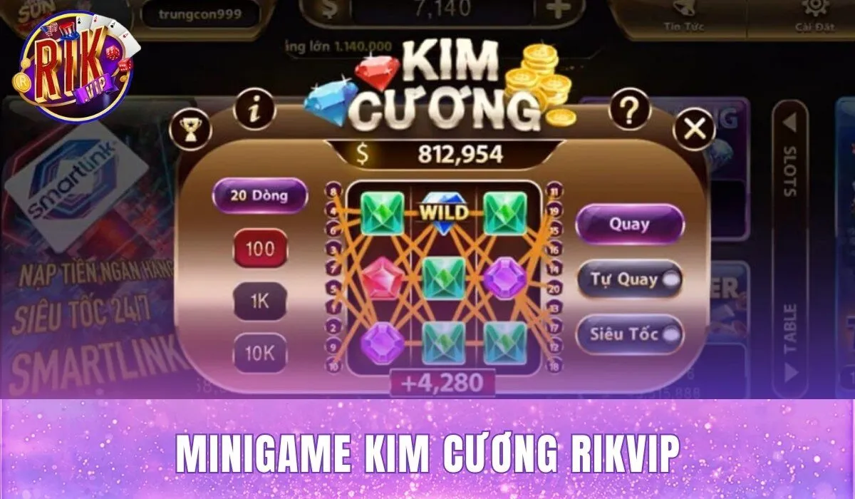 minigame kim cương rikvip